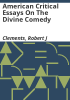 American_critical_essays_on_the_Divine_comedy