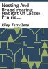 Nesting_and_brood-rearing_habitat_of_lesser_prairie_chickens_in_southeastern_New_Mexico