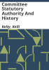 Committee_statutory_authority_and_history