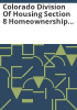 Colorado_Division_of_Housing_Section_8_homeownership_guidelines