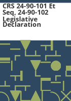 CRS_24-90-101_et_seq__24-90-102_legislative_declaration
