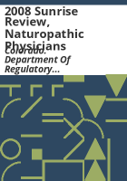 2008_sunrise_review__naturopathic_physicians