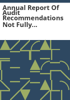Annual_report_of_audit_recommendations_not_fully_implemented_as_of_June_30__2013