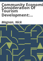 Community_economic_consideration_of_tourism_development
