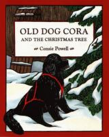 Old_dog_Cora_and_the_Christmas_tree