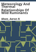 Meteorology_and_thermal_relationships_of_wild_ruminants