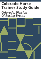 Colorado_horse_trainer_study_guide