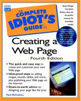 The_complete_idiot_s_guide_to_creating_a_Web_Page