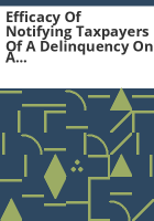 Efficacy_of_notifying_taxpayers_of_a_delinquency_on_a_monthly_basis