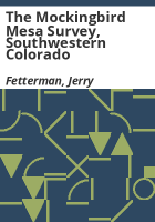 The_Mockingbird_Mesa_Survey__Southwestern_Colorado