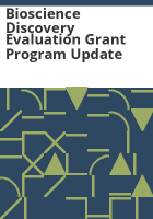Bioscience_Discovery_Evaluation_Grant_Program_update