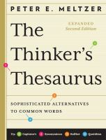 The_thinker_s_thesaurus
