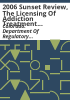2006_sunset_review__the_licensing_of_addiction_treatment_programs_under_the_Colorado_licensing_of_controlled_substances_act